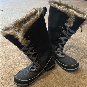 Sorel Black Tivoli High II Premium Winter Boots